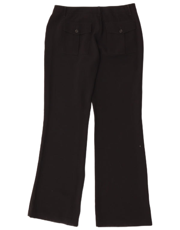 Benetton Γυναικείο παντελόνι Chino Bootcut IT 44 Medium W28 L32 Μαύρο Πολυεστέρας