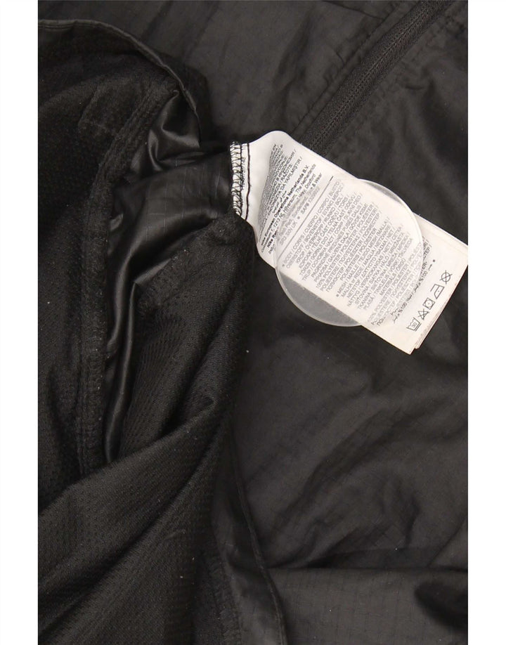 Nike γυναικείο μπουφάν βροχής με κουκούλα UK 14 Μεσαίο μαύρο πολυεστέρα