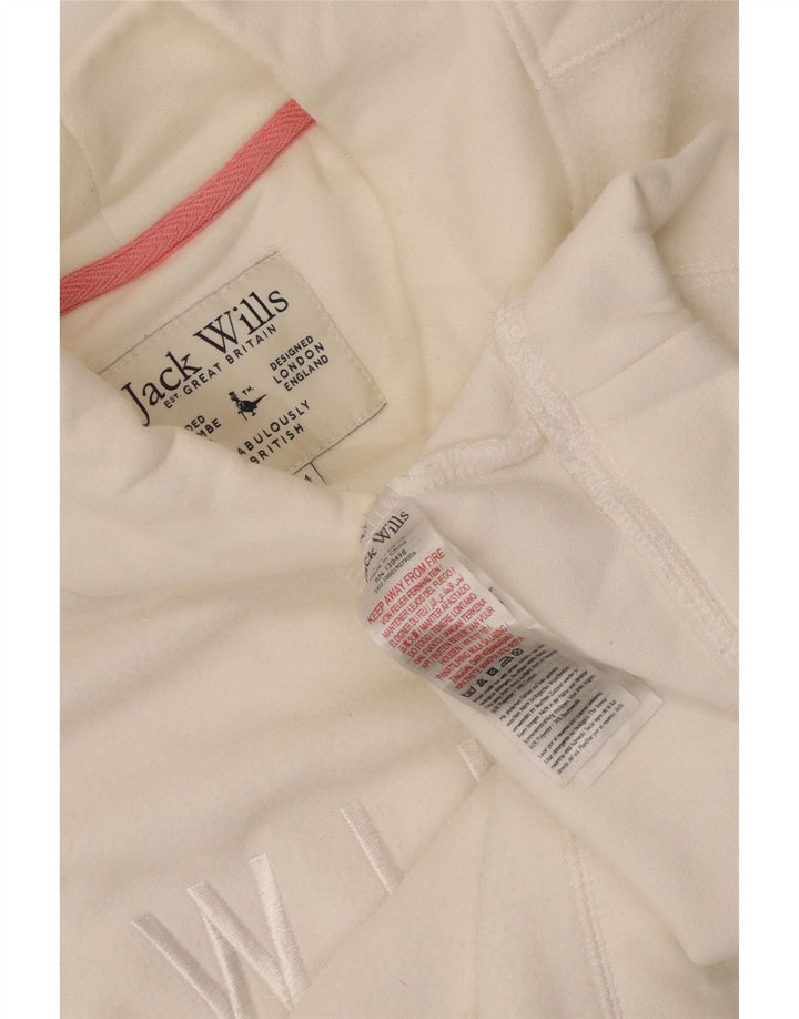 Jack Wills Γυναικείο Γραφικό Φούτερ Jumper UK 14 Large White
