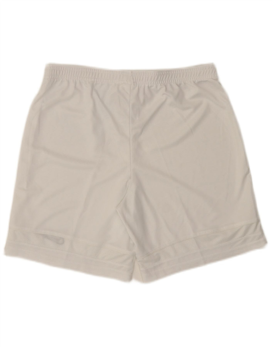 Ανδρικό αθλητικό σορτς NIKE Dri Fit από μεσαίο λευκό πολυεστέρα