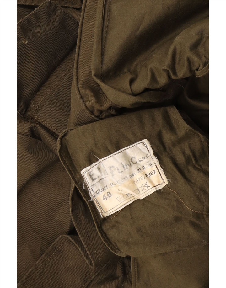 Vintage Ανδρικό Στρατιωτικό Μπουφάν EU 46 Small Khaki