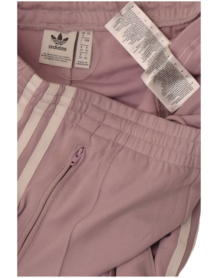 Γυναικεία αθλητική φόρμα Adidas Παντελόνι UK 8 Small Purple Polyester