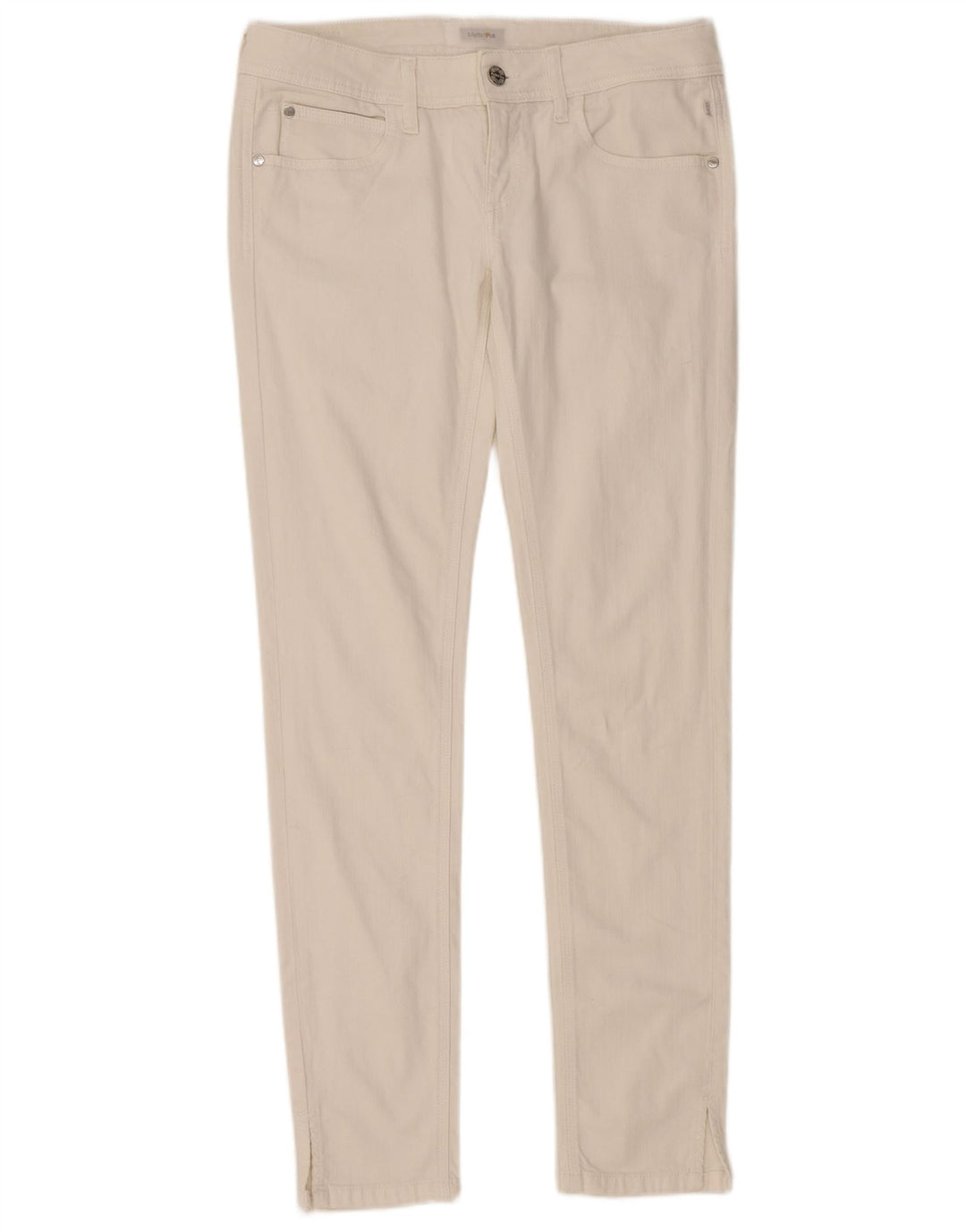 MELTIN' POT Γυναικείο Skinny Jeans W29 L32 Λευκό βαμβακερό