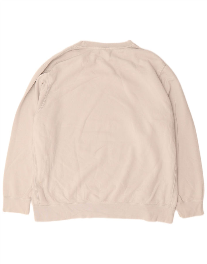 Ανδρικό γραφικό φούτερ Nike Jumper 2XL Λευκό βαμβακερό