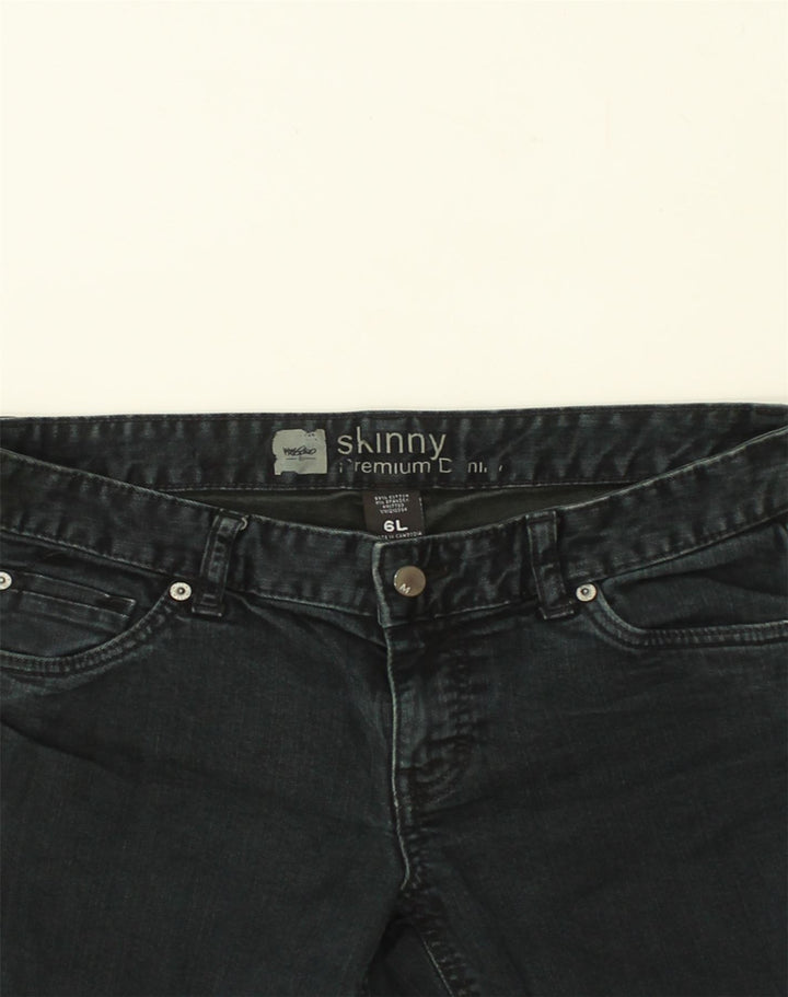 MOSSIMO Womens Skinny Jeans US 6 Medium W31 L34 Navy Blue Cotton | Vintage Mossimo | Thrift | Second-Hand Mossimo | Used Clothing | Messina Hembry 