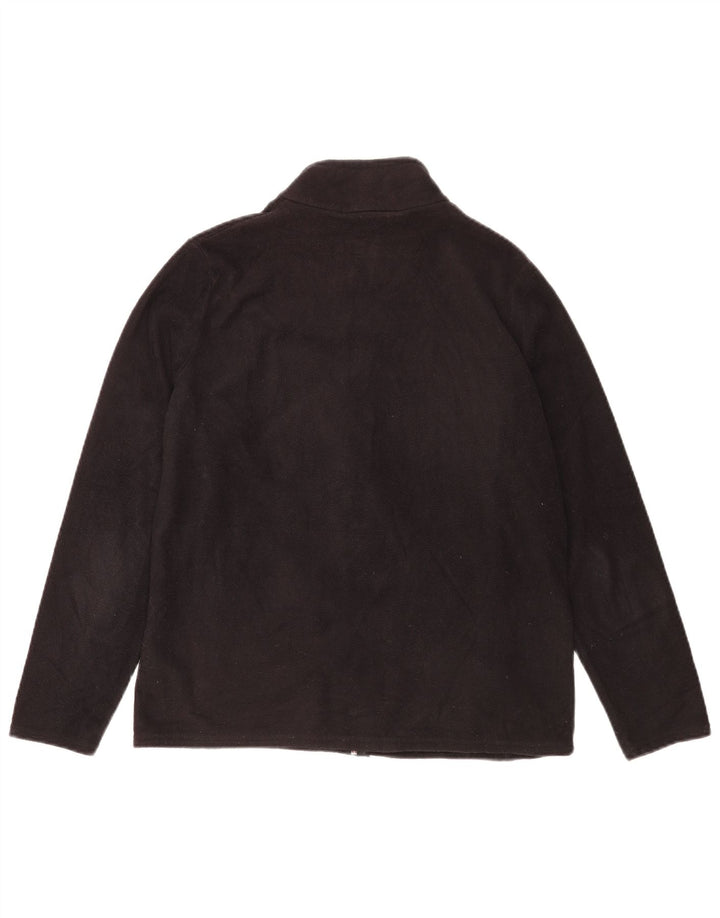 Marks & Spencer Γυναικείο Fleece Jacket UK 16 Large Black Polyester