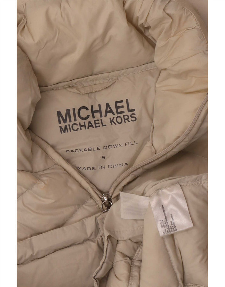 Michael Kors Γυναικείο μπουφάν UK 10 Small Beige Nylon