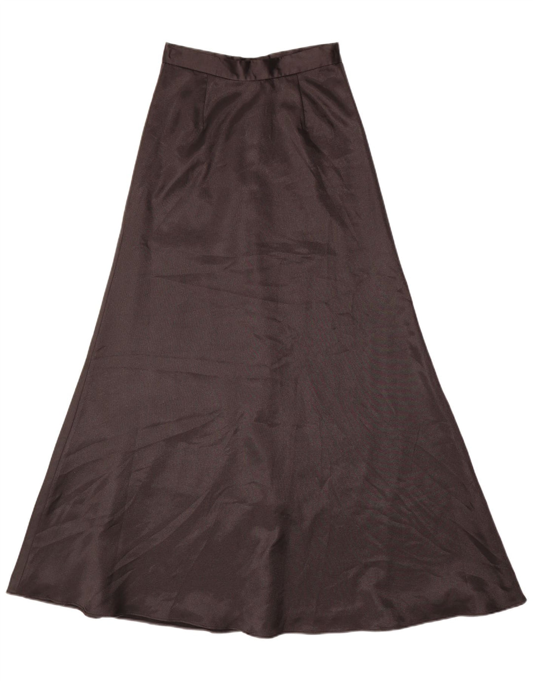 Vintage Γυναικεία Maxi Φούστα UK 6 XS W24 Μαύρο Πολυεστέρας