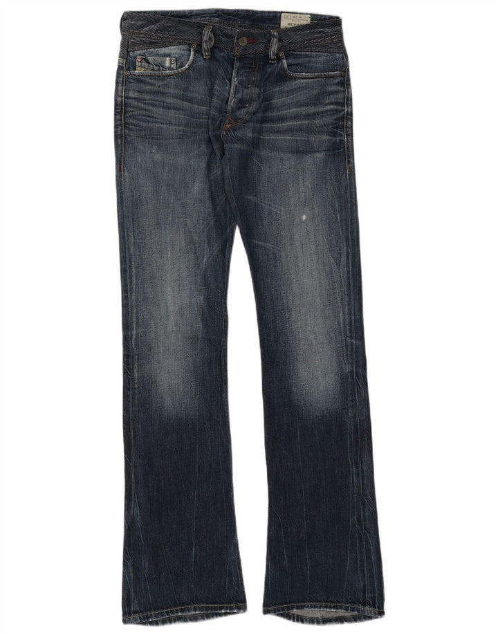 Diesel Ανδρικό Reyhan Bootcut Jeans W29 L32 Navy Blue Cotton