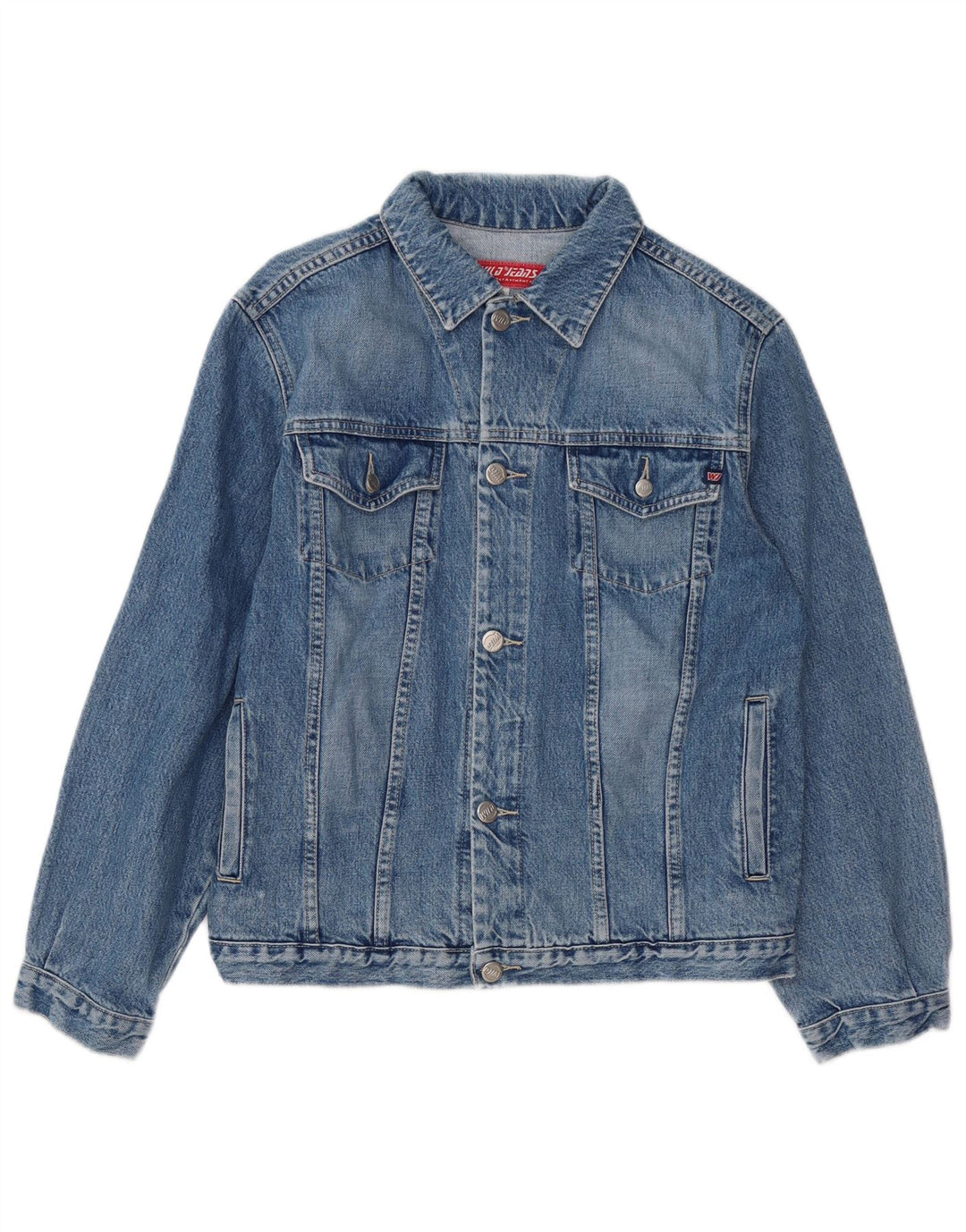 Wild Jeans Γυναικείο Τζιν Μπουφάν UK 18 XL Μπλε Βαμβακερό