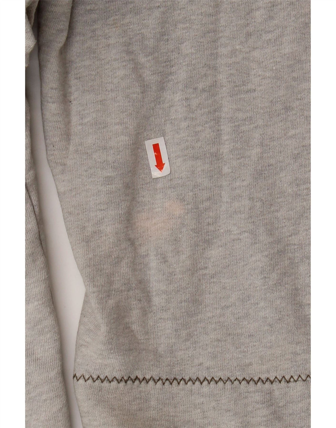 FAT FACE Ανδρικό γραφικό φούτερ με φερμουάρ Jumper XL Γκρι βαμβακερό