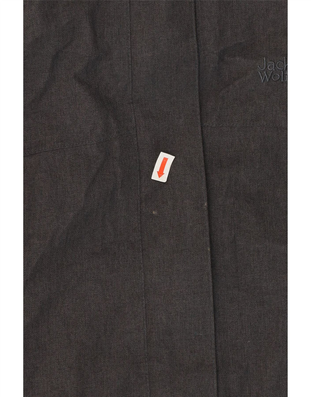 Jack Wills Γυναικείο μπουφάν βροχής με κουκούλα UK 12 Medium Grey Polyester