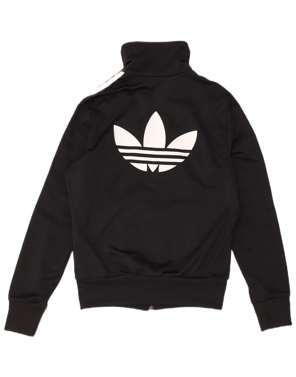 Γυναικεία αθλητική φόρμα γραφικών Adidas Top Jacket UK 14 Medium Black Sports