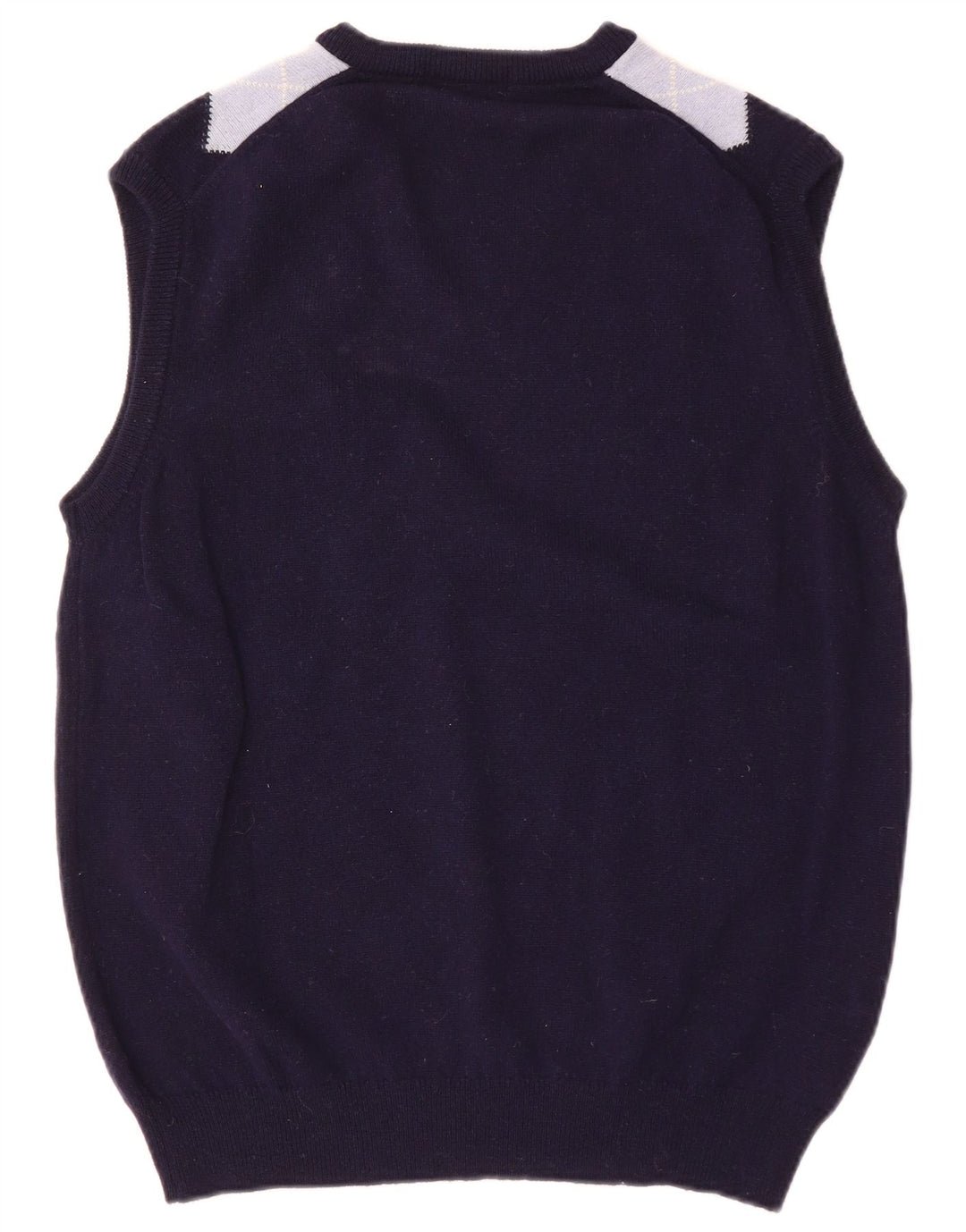 ST MICHAEL Ανδρικό γιλέκο Tank Top IT 52/54 Large Navy Blue Argyle/Diamond