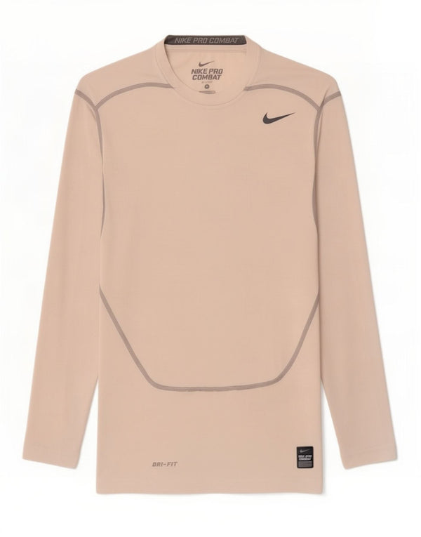 Nike Γυναικείο Dri Fit Μακρυμάνικο UK 8 Small White Polyester