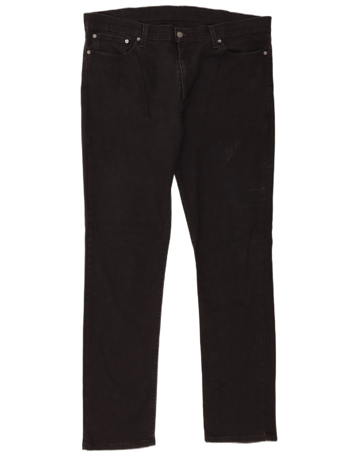 Levi's Mens 511 Slim Jeans W38 L34 Μαύρο βαμβακερό