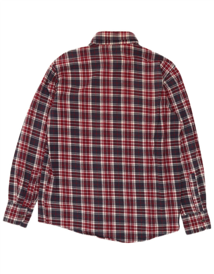 SEA BARRIER Ανδρικό φανελένιο πουκάμισο Small Red Check Cotton