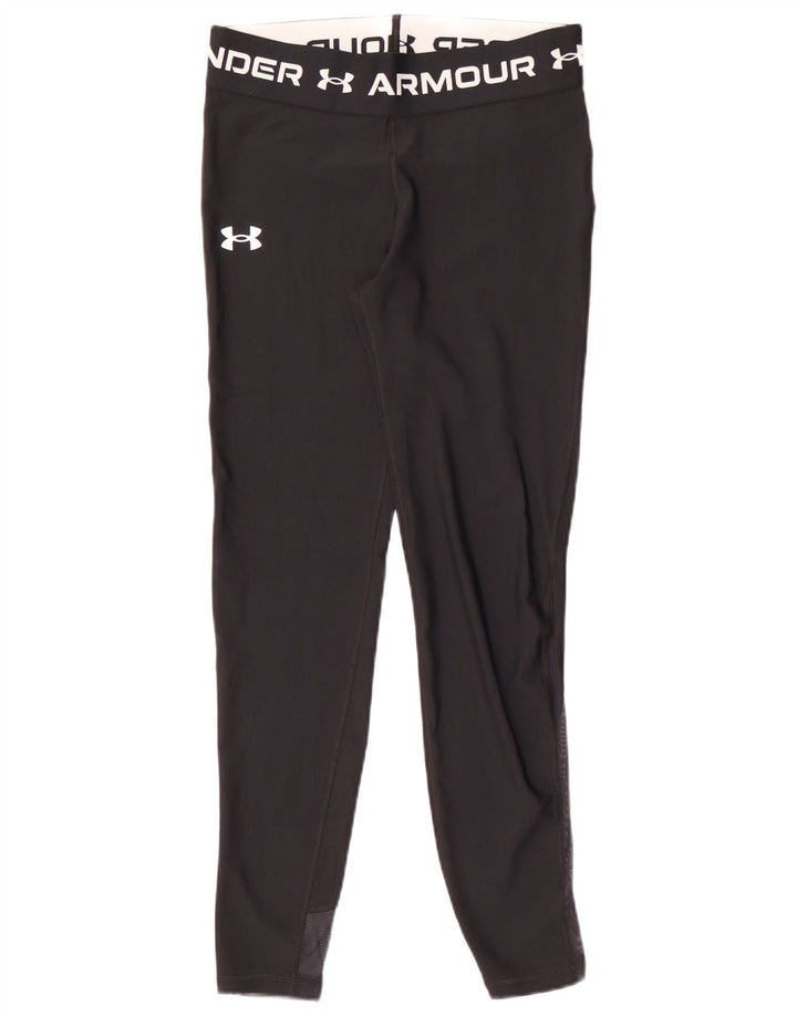 Under Armour Girls Graphic κολάν 12-13 ετών Μαύρο Πολυαμίδιο