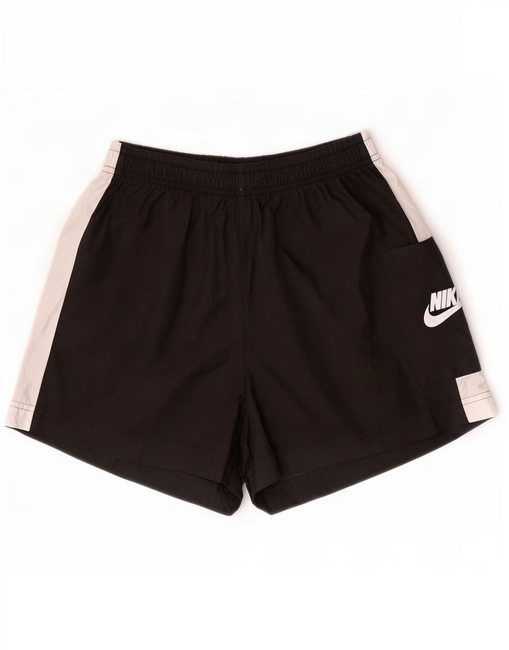 Γυναικείο αθλητικό σορτς Nike UK 14 μεσαίου μαύρου χρώματος πολυεστέρας