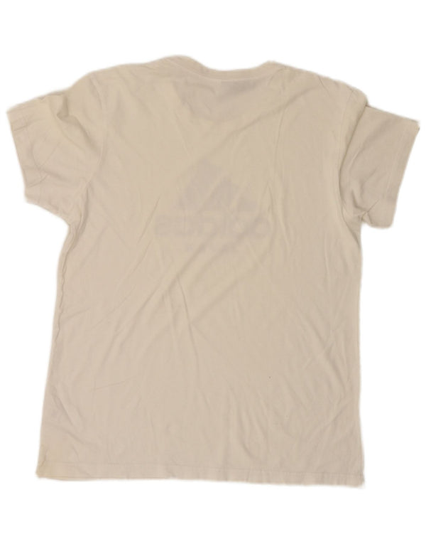 Ανδρικό γραφικό T-Shirt Adidas Top Medium White