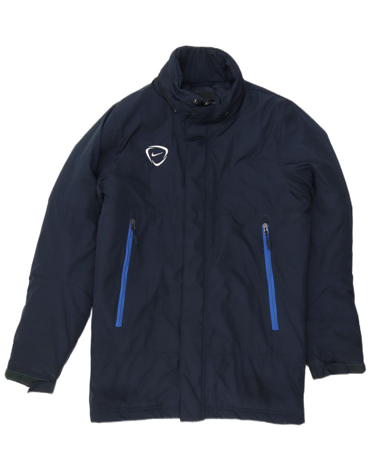 Ανδρικό μπουφάν NIKE Windbreaker UK 36 Small Navy Blue Polyester
