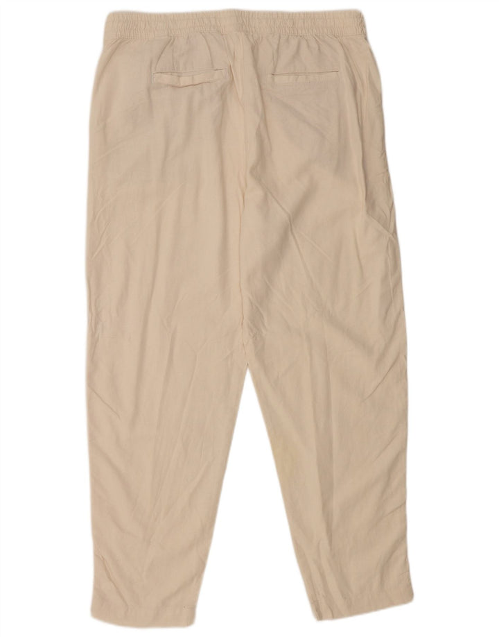 Marks & Spencer Γυναικεία φόρμα παντελόνια UK 16 Large White Lenn