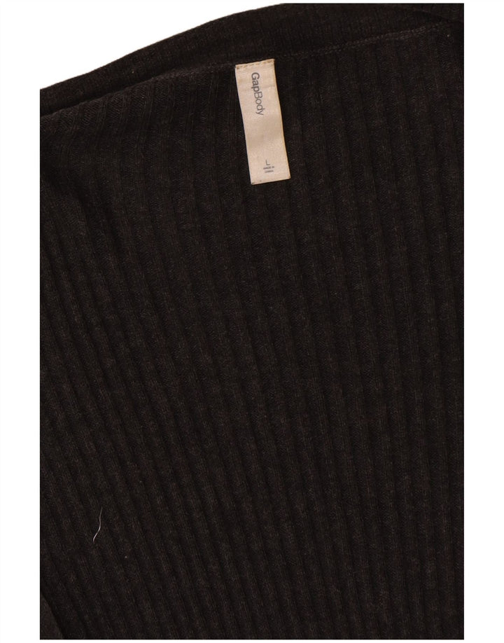GAP Γυναικείο Longline Ανοιχτό Ζακέτα UK 16 Large Grey