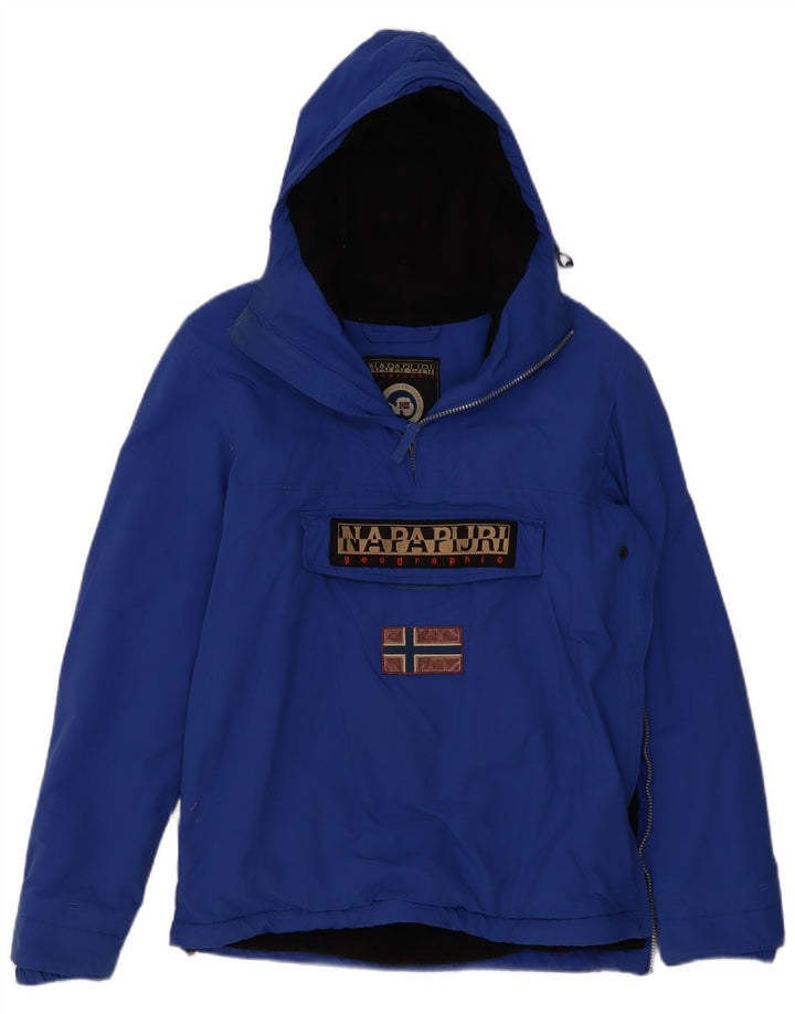 Napapijri Ανδρικό μπουφάν Anorak με κουκούλα UK 36 Small Blue Polyester