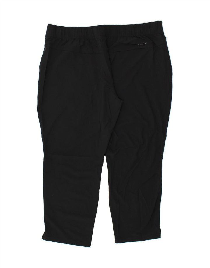 EDDIE BAUER Womens Slim Casual Trousers 2XL W40 L28 Black Polyester Vintage Eddie Bauer and Second-Hand Eddie Bauer from Messina Hembry 
