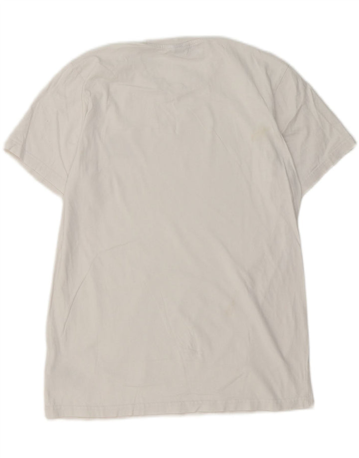 Ανδρικό T-Shirt Ellesse Top Small White Βαμβακερό