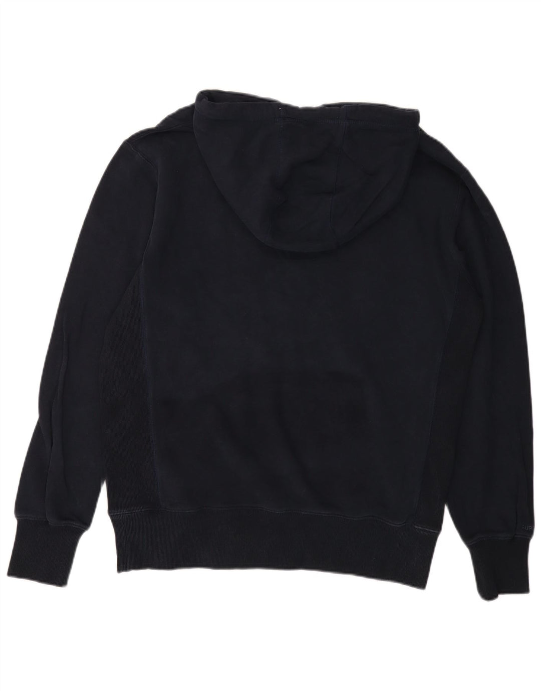 SUPERDRY Ανδρικό φούτερ με κουκούλα, μεγάλο μπλε βαμβακερό