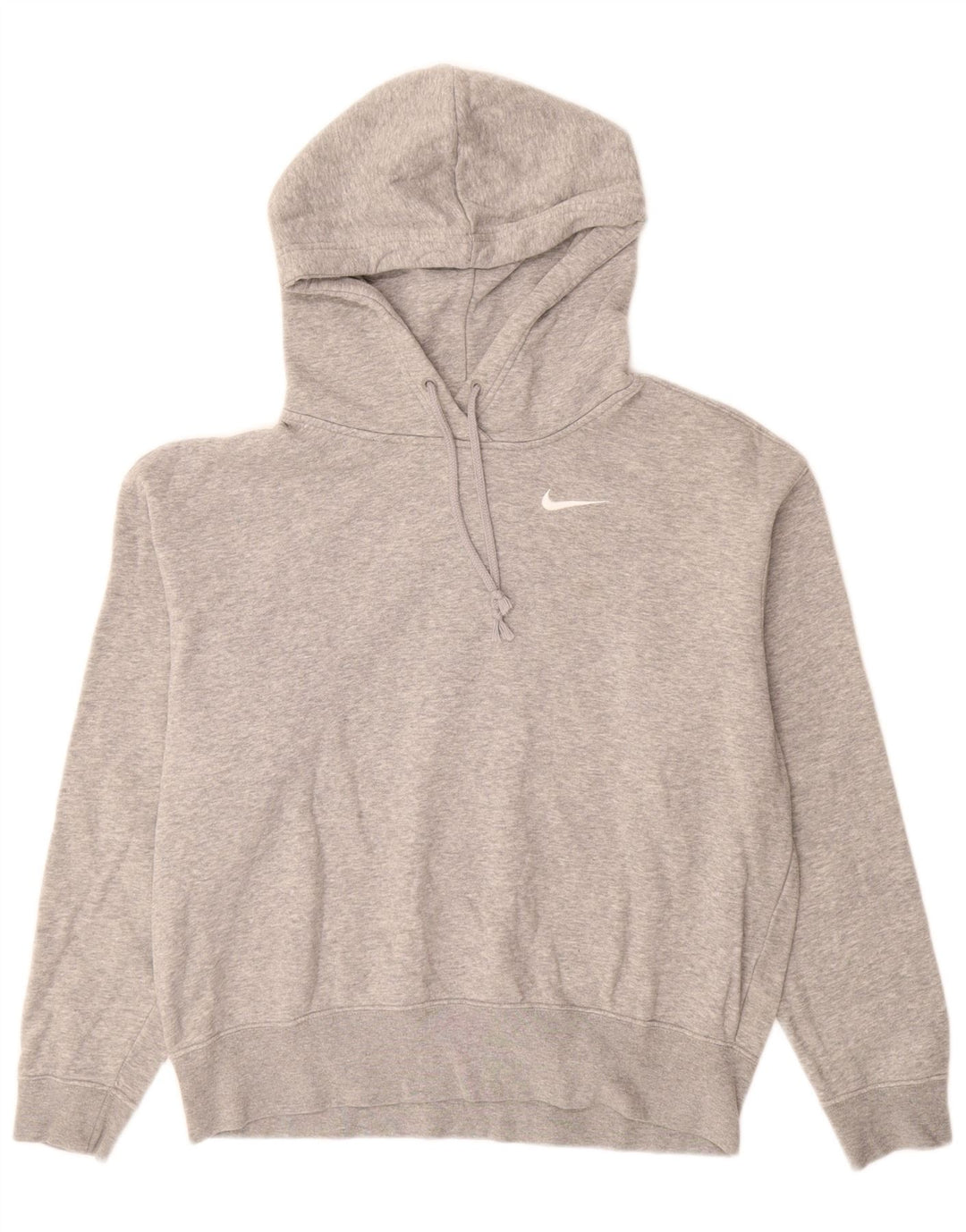 NIKE Mens Hoodie Jumper XS Grey Cotton