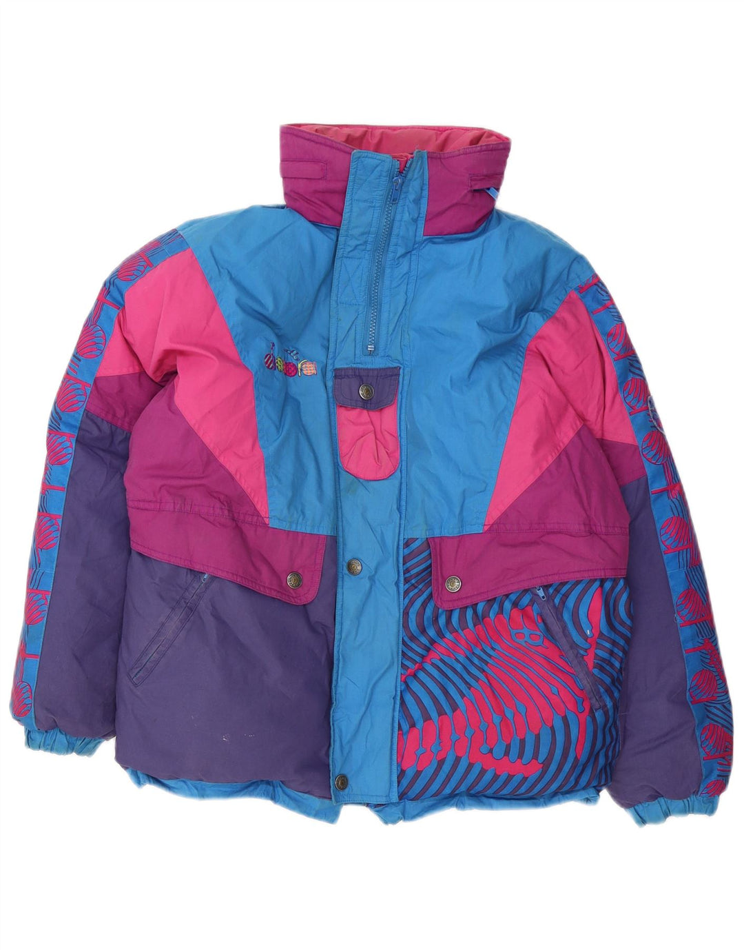 DIADORA Girls Ski Jacket 9-10 Years Large Πολύχρωμο Colourblock
