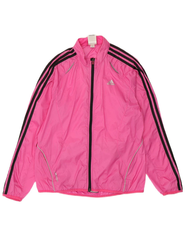 Γυναικεία αθλητική φόρμα Adidas Top Jacket UK 14 Large Pink Nylon