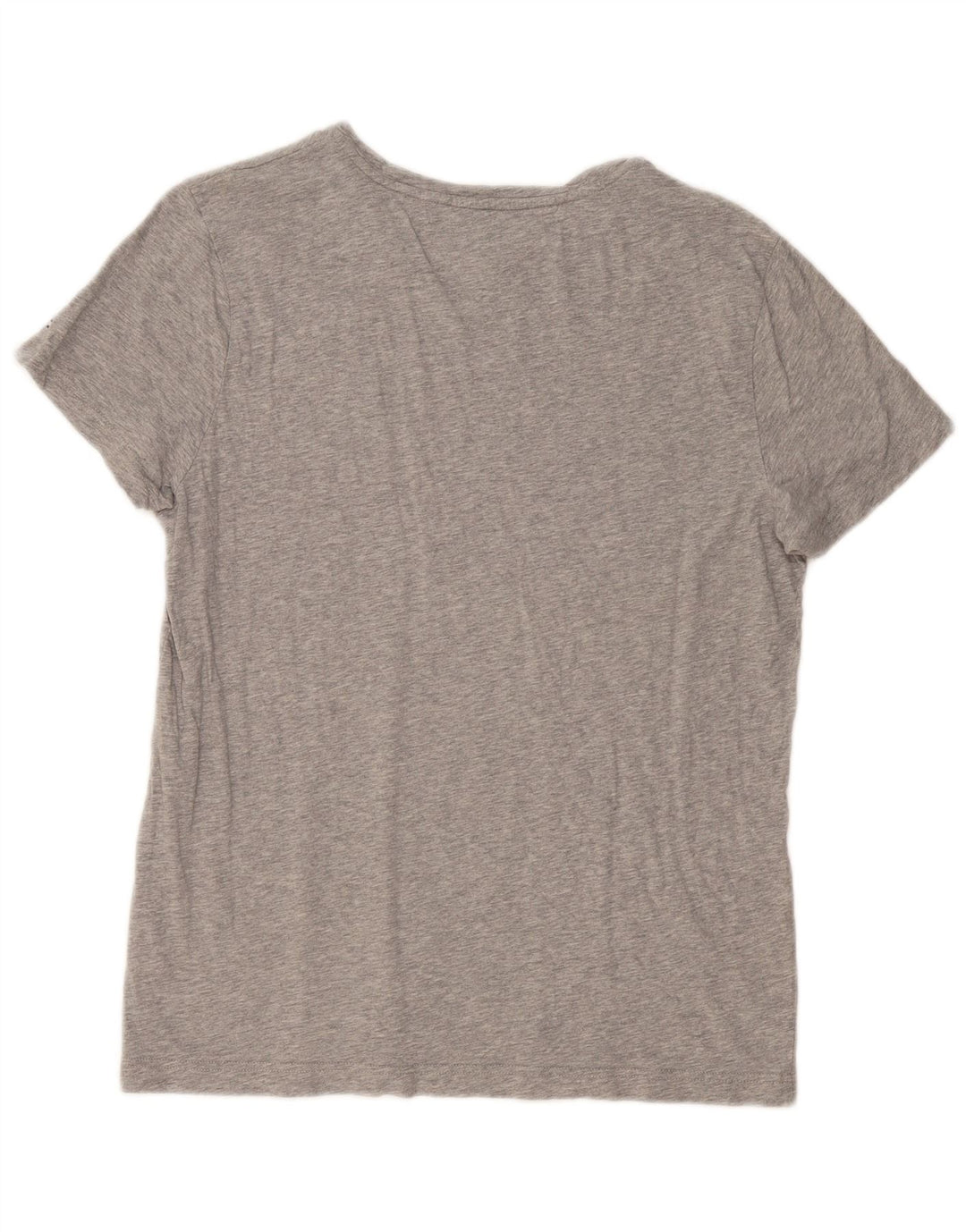 Γυναικείο γραφικό μπλουζάκι Tommy Hilfiger Top μεγάλο γκρι βαμβακερό