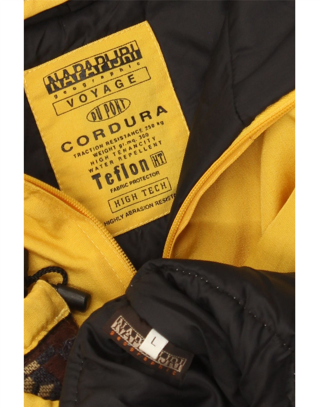 Ανδρικό μπουφάν Napapijri Voyage Windbreaker UK 40 Large Yellow Polyamide