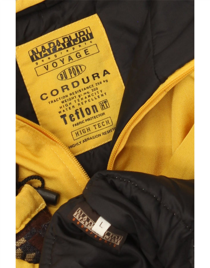 Ανδρικό μπουφάν Napapijri Voyage Windbreaker UK 40 Large Yellow Polyamide