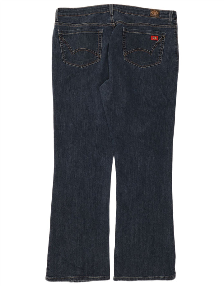 Dickies Γυναικεία Bootcut Jeans US 16 2XL W36 L33 Μπλε βαμβακερό