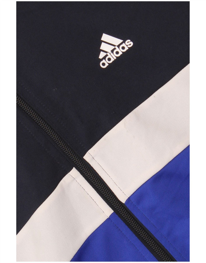 ADIDAS Boys Aeroready αθλητική φόρμα μπουφάν 15-16 ετών Navy Blue