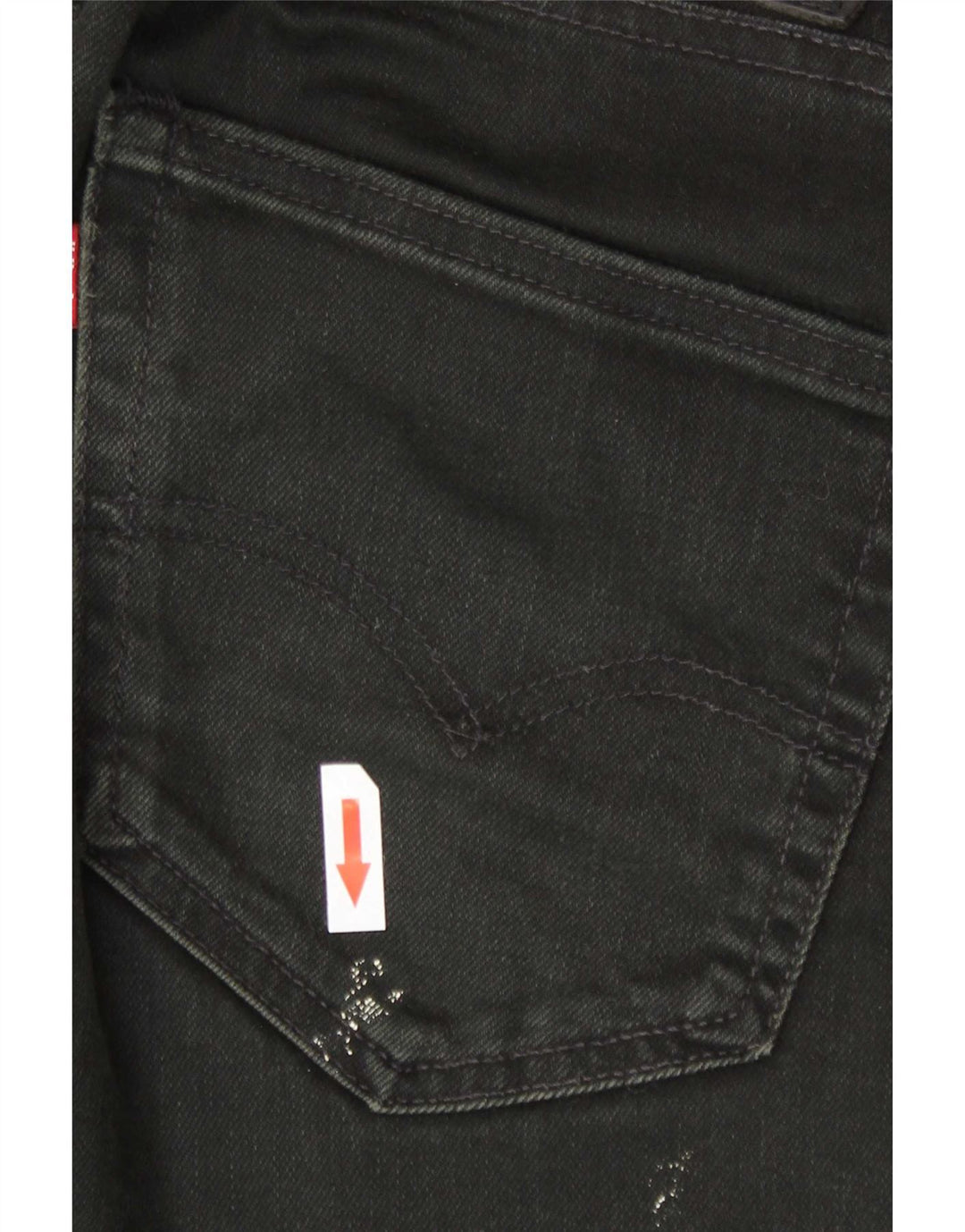 Ανδρικό τζιν Levi's Slim W34 L34 Μαύρο βαμβακερό