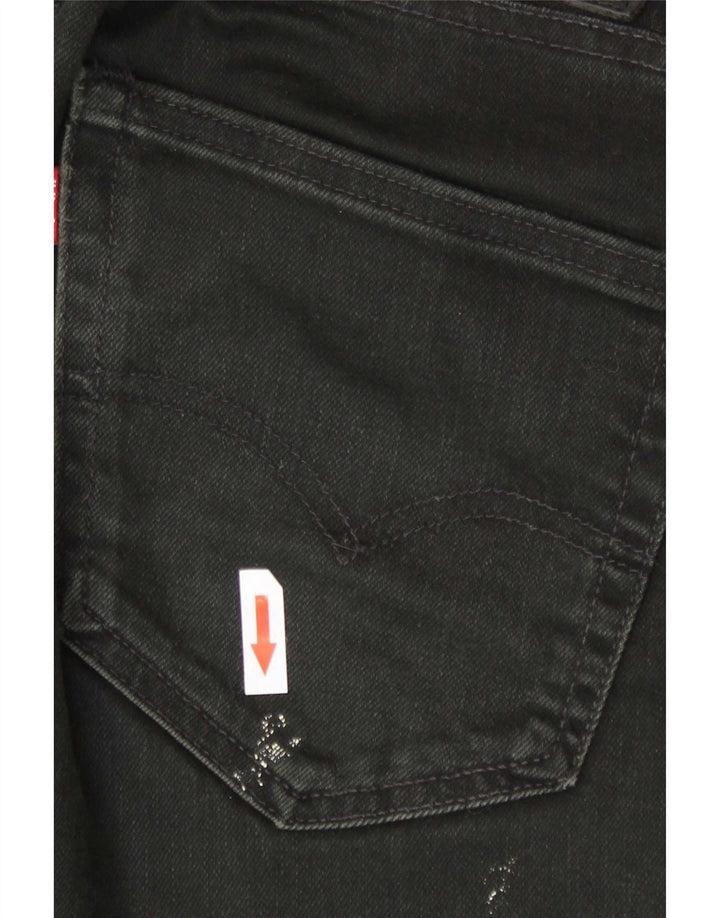 Ανδρικό τζιν Levi's Slim W34 L34 Μαύρο βαμβακερό