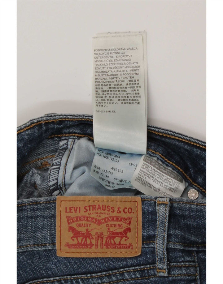 Levi's Womens 715 Bootcut Jeans W29 L32 Μπλε βαμβακερό