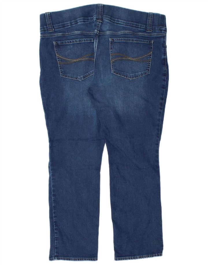 Lee Womens Riders Slim Jeans US 18 2XL W38 L27 Μπλε βαμβακερό