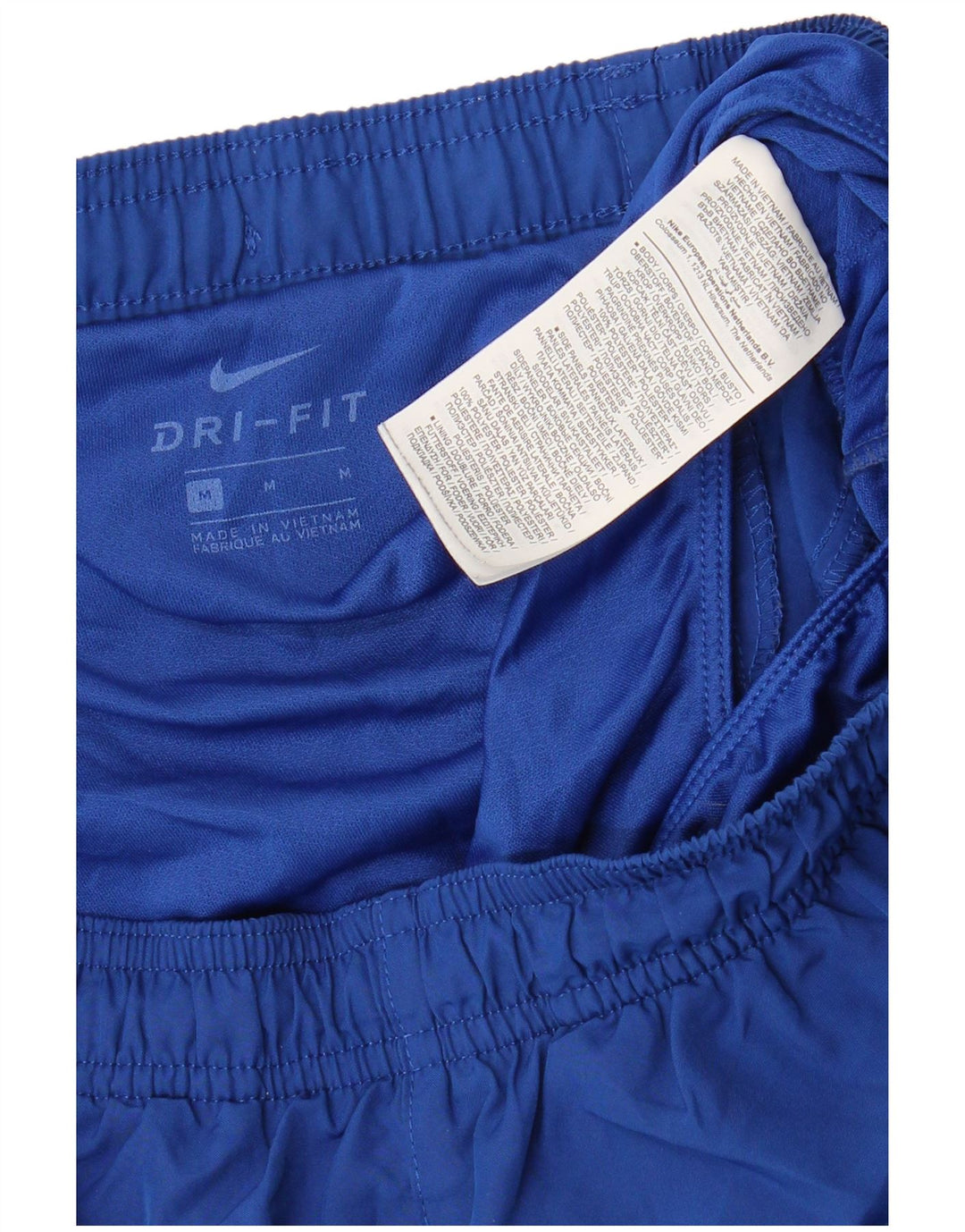 Ανδρικό γραφικό αθλητικό σορτς NIKE Dri Fit, μεσαίο μπλε πολυεστέρας