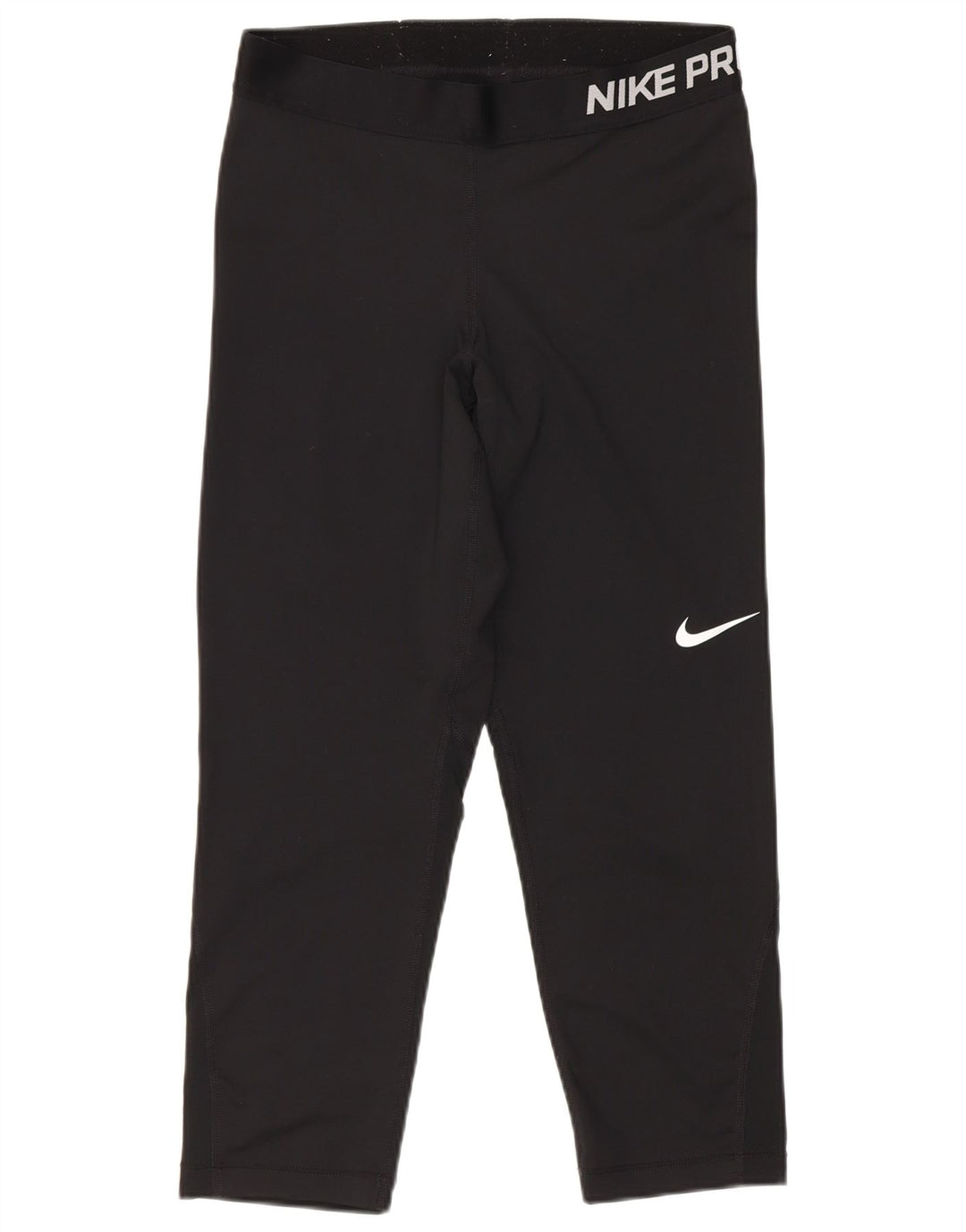Γυναικεία γραφικά κολάν Κάπρι Nike Medium W26 L21 Μαύρο