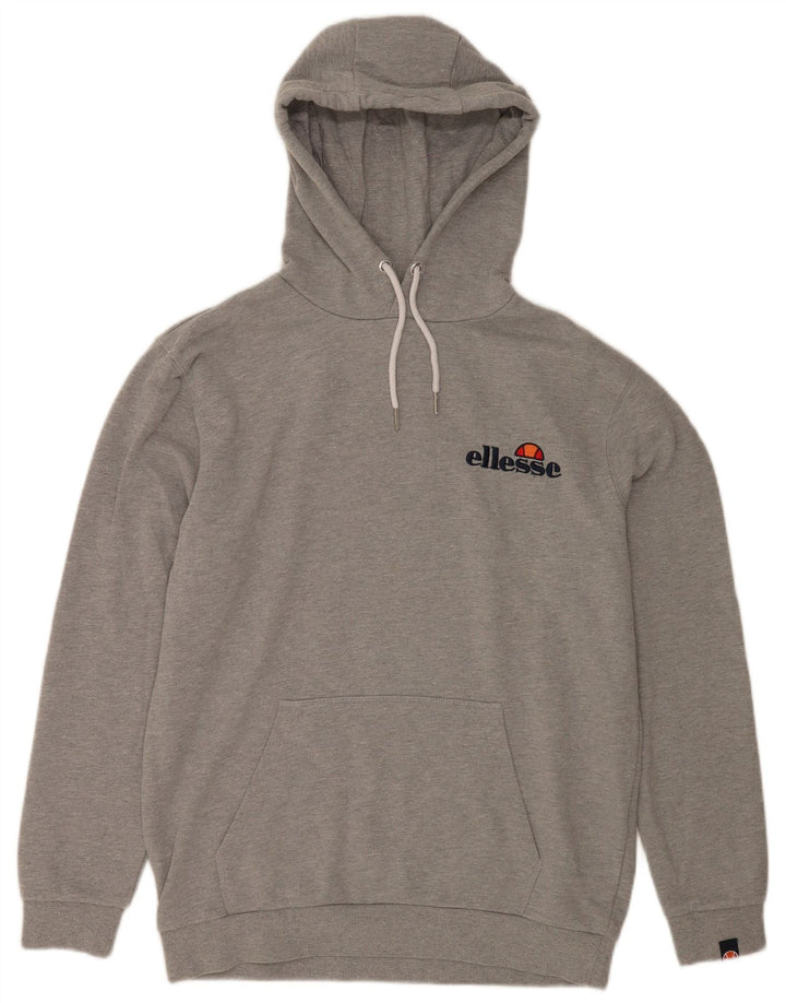 Ellesse Ανδρικό φούτερ με κουκούλα, μεγάλο γκρι βαμβακερό