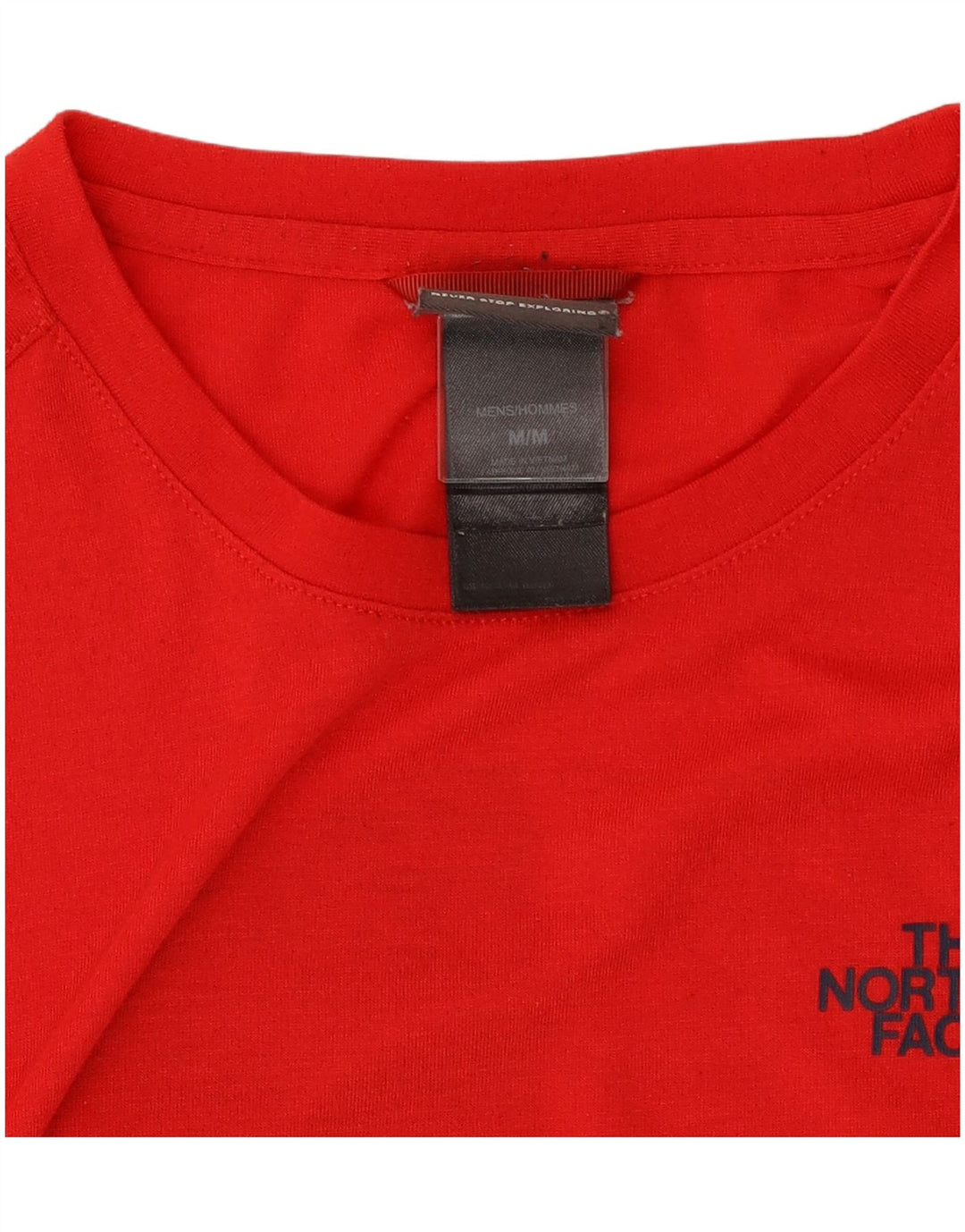 Ανδρικό γραφικό T-Shirt North Face Top Medium Red Polyester