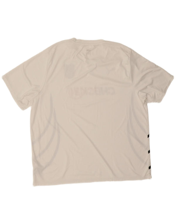 Γραφικό T-Shirt Puma Mens Deutshland Top 3XL λευκό πολυεστέρα
