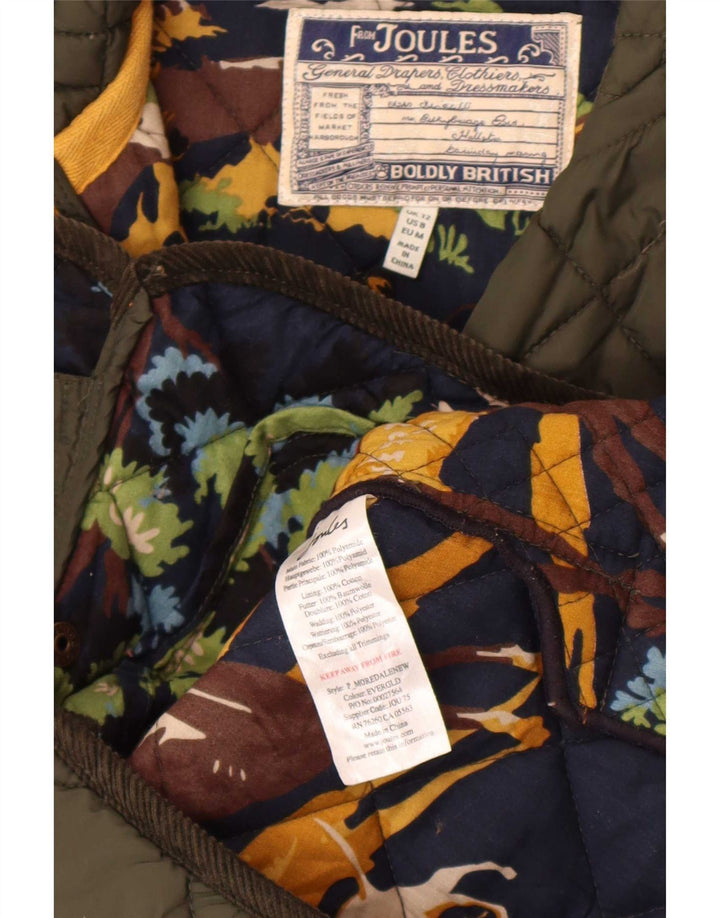Joules Γυναικείο Καπιτονέ μπουφάν UK 12 Medium Khaki Cotton