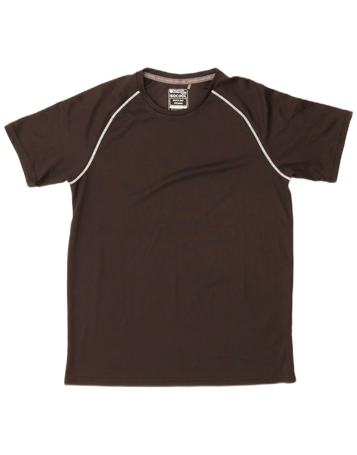 Ανδρικό T-Shirt Mountain Warehouse IsoCool Top Medium Black Polyester